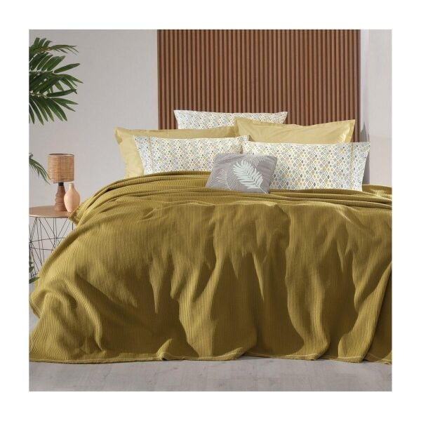 SarevEva Jadon Tek Kişilik Pike Takımı Nevresim Seti