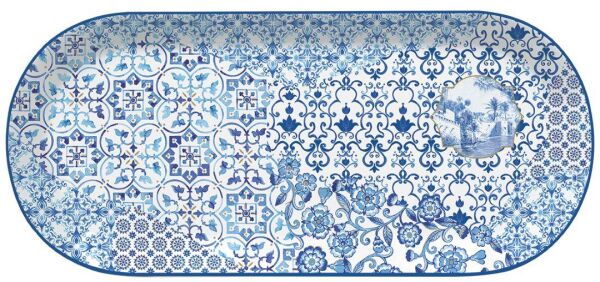 Easy Life Porselen Oval Servis Tabağı 33,5cm x 15cm