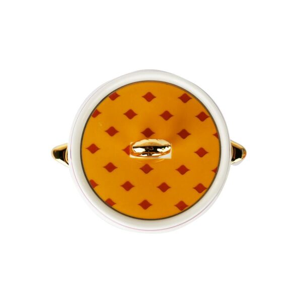 LuckyArt Eliana Bone Kulplu Kavanoz 16 cm