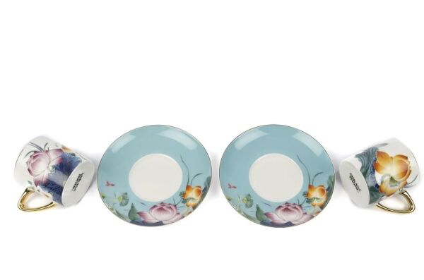 Mikasa Moor Garden Mavi 6'lı Kahve Fincanı Seti 100CC