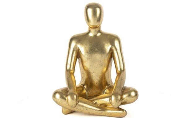 Mikasa Moor Gold Oturan Adam Obje 28X23X35 cm