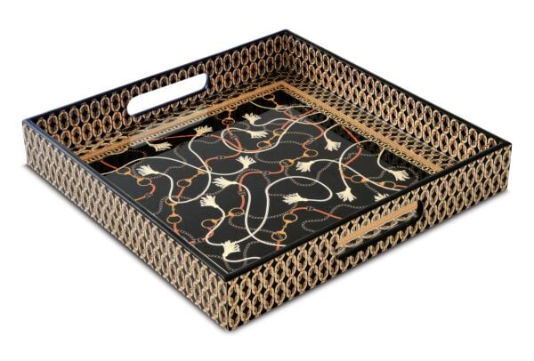 Easy Life MDF Tepsi 30 x 30 x 4,5 cm - Siyah