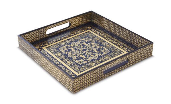 Easy Life MDF Tepsi 30 x 30 x 4,5 cm - Mavi
