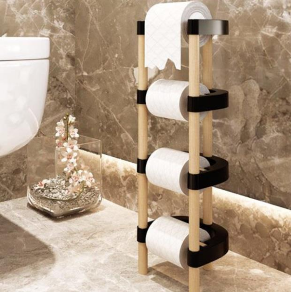 Kosova 8102 Ahşap Yedekli Wc Kağıtlık