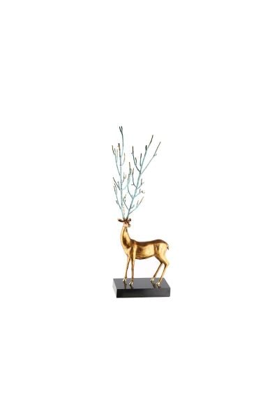 Lucky Art Gold Geyik Dekor