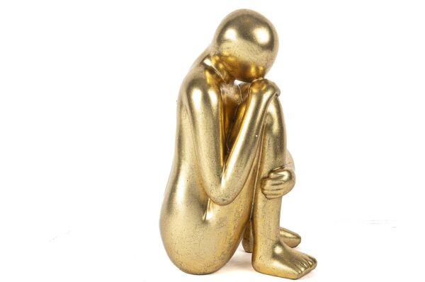 Mikasa Moor Gold Düşünen Adam Obje 20x20x37 cm