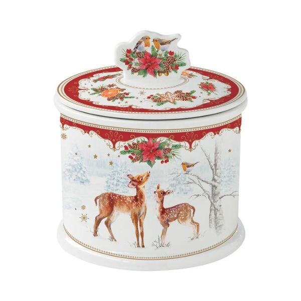 Easy Life Porselen Kurabiye Kavanozu 14cm h 16cm