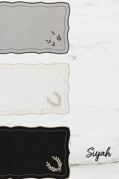 Nazik Home Roma Runner-Siyah