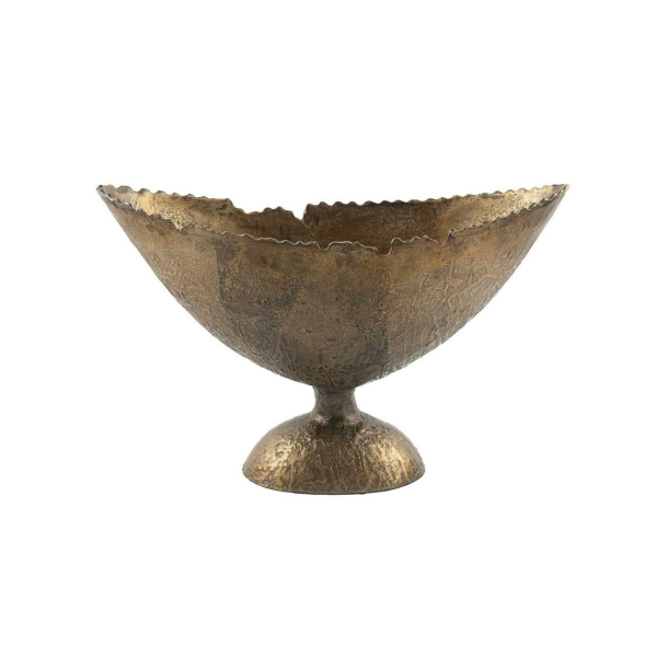 Mikasa Moor Antik Pirinç Ayaklı Kase 56x26x36 cm