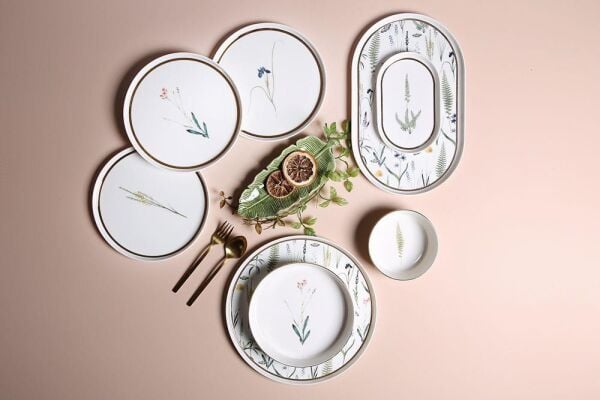 Porland Botanical 27 Parça 6 Kişilik Yemek Takımı