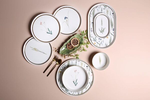 Porland Botanical 27 Parça 6 Kişilik Yemek Takımı