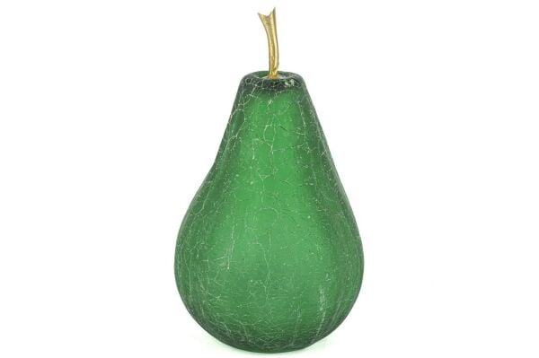 Mikasa Moor Yeşil Armut Cam Obje 17x31 cm