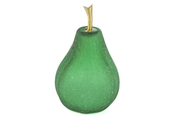 Mikasa Moor Yeşil Armut Cam Obje 13x20 cm