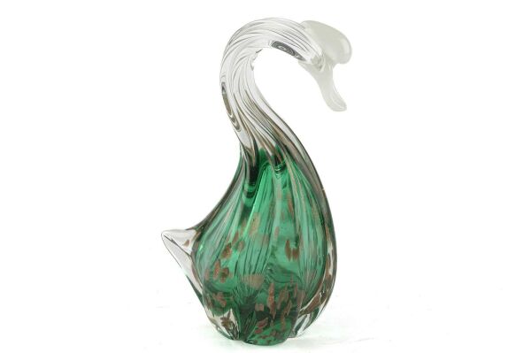 Mikasa Moor Yeşil Sedefli Cam Dekor Obje 10x14x23 cm