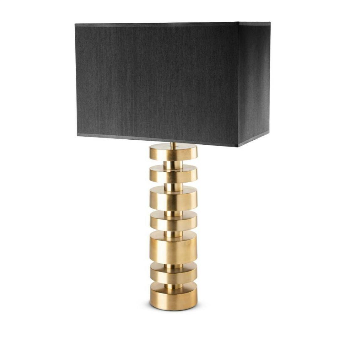 Selin Dekor Yuvarlak Halkalı Boyutlu Abajur