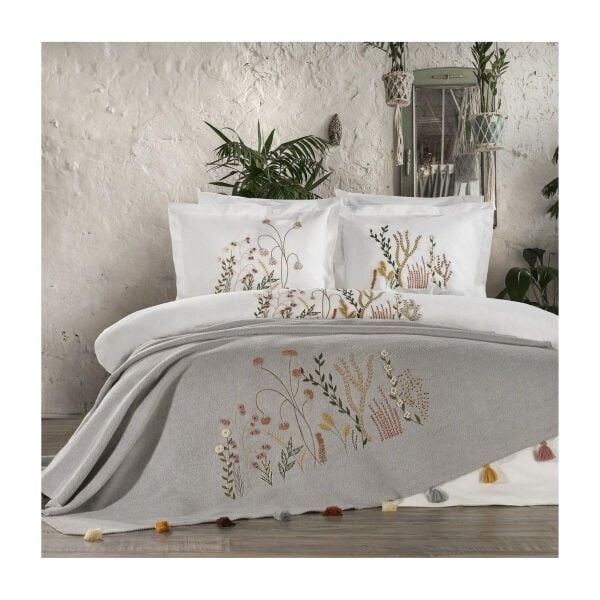 Zebra Casa Perla Yatak Seti 10 Parça Antrasit