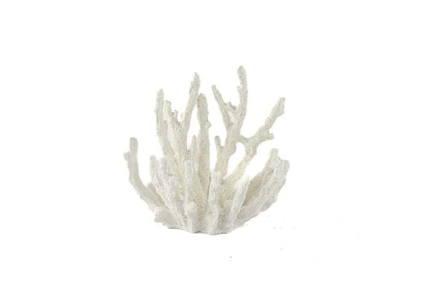 Mikasa Moor Beyaz Mercan Resin Obje 15x10x16 cm