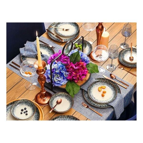 Porland Re-gen Ontario 24 Parça 6 Kişilik Yemek Takımı