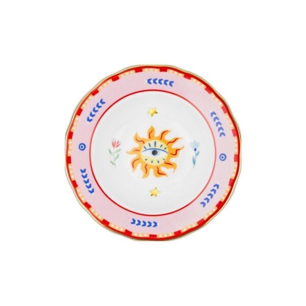 Baci Milano Mamma Mia Göz Desenli Tabak 22 Cm