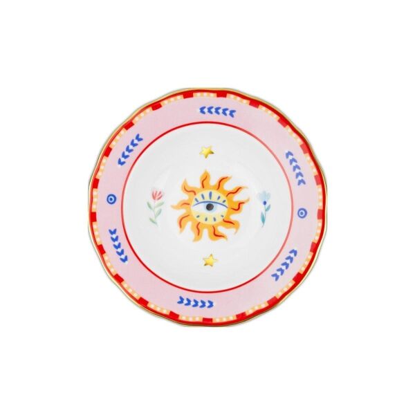 Baci Milano Mamma Mia Göz Desenli Tabak 22 Cm