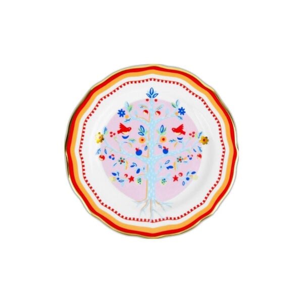 Baci Milano Mamma Mia Ağaç Desenli Tatlı Tabağı 16 Cm