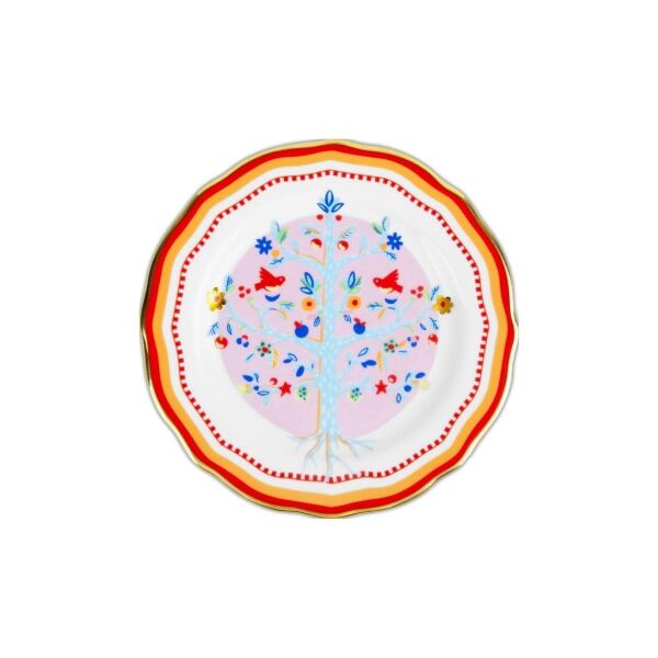 Baci Milano Mamma Mia Ağaç Desenli Tatlı Tabağı 16 Cm