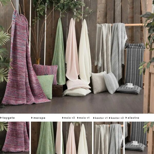 Sarev Electra Throw Koltuk Şalı-Gri