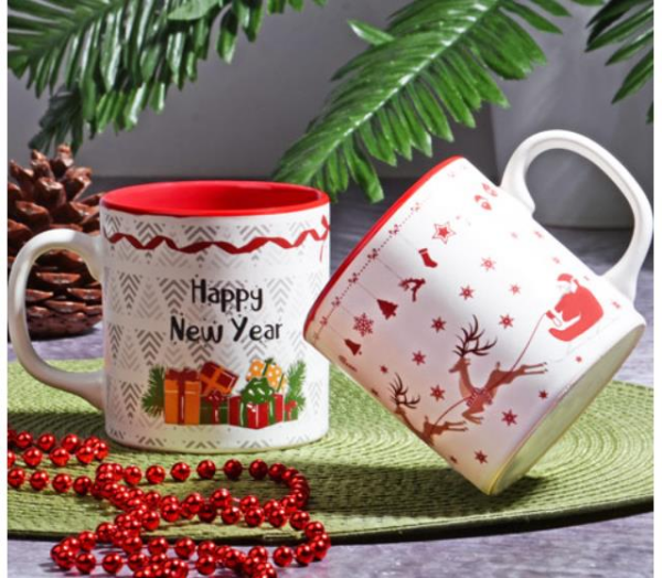 Kosova 937 Kırmızı Platin Yılbaşı Kupa 10 cm