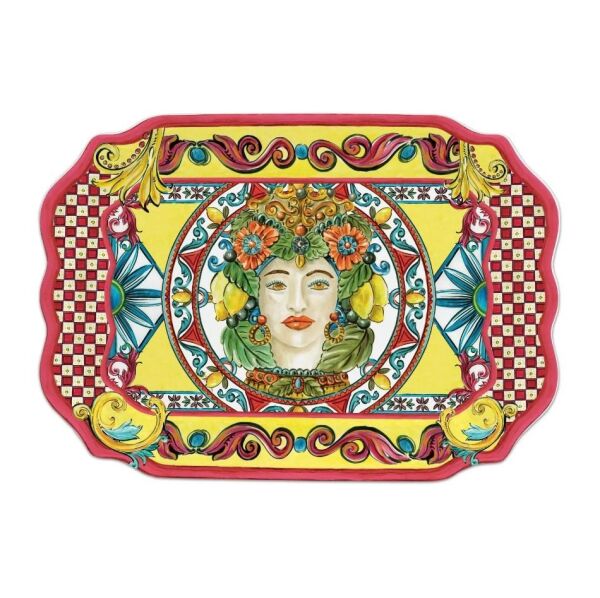 Baci Milano Sicily Melamin T Çok Renkli