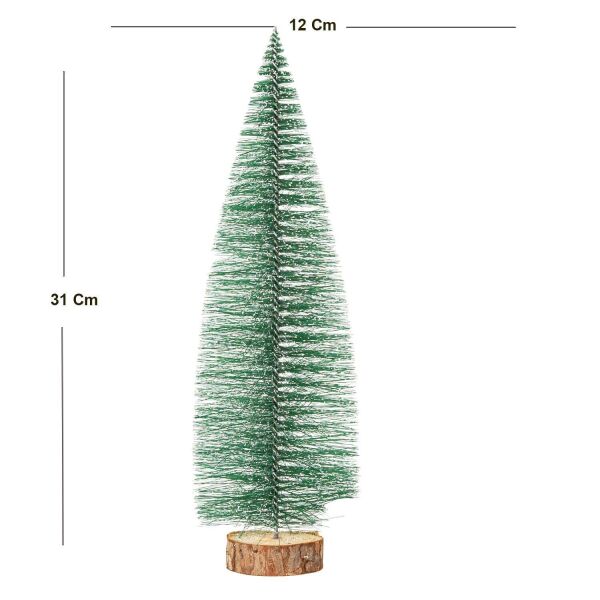 Yılbaşı Ağacı Masa Çamı Yeşil 12x31 Cm.