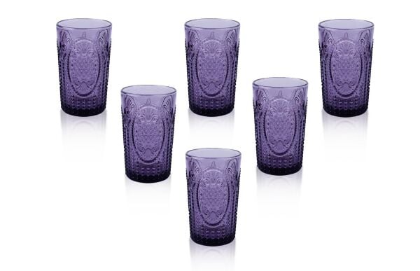 Lucky Art Clarıssa 6'lı Cam Meşrubat Seti