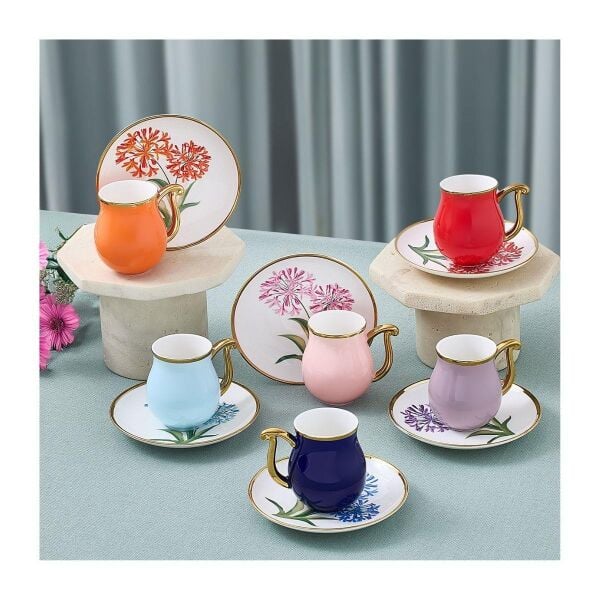 Aryıldız Bloom Kahve Fincan 12 Parça