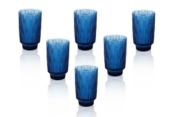 Lucky Art Liza 6'lı Cam Meşrubat Seti