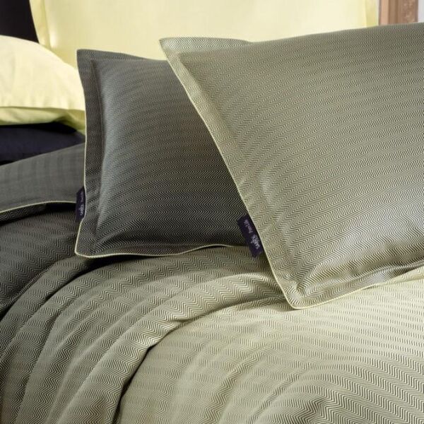 Sarev Solido Tencel Nevresim Takımı Çift Kişilik 4Yastık-Yeşil