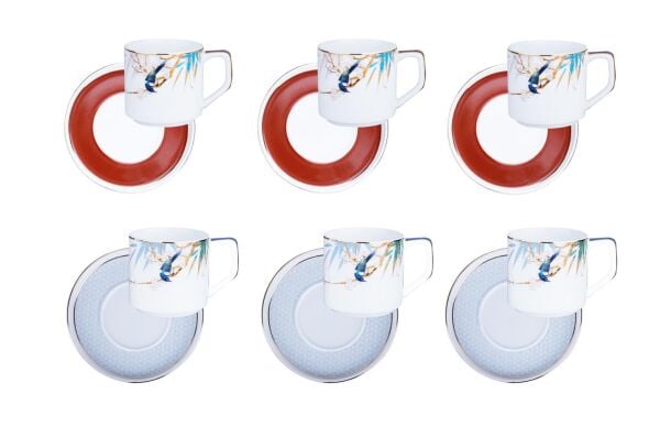 Lucky Art Alysia 6'lı Kahve Fincanı