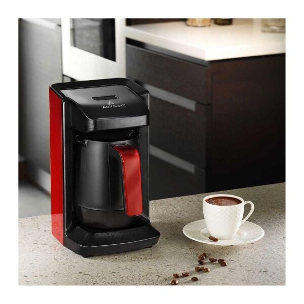 Aryıldız Cafe Turc Kahve Makinesi Kırmızı