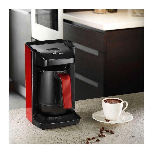 Aryıldız Cafe Turc Kahve Makinesi Kırmızı