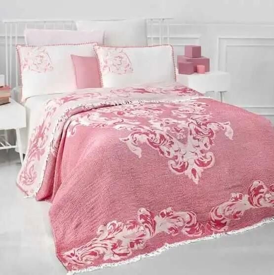 Sarev Keira Pike Takımı Kırmızı Tek Kişilik