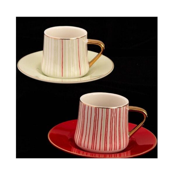 Jumbo Ruben 2 Li Kahve Fincan T Kırmızı