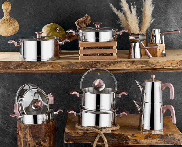 Aryıldız King Rose Gold Cam 20 Parça İdeal Set