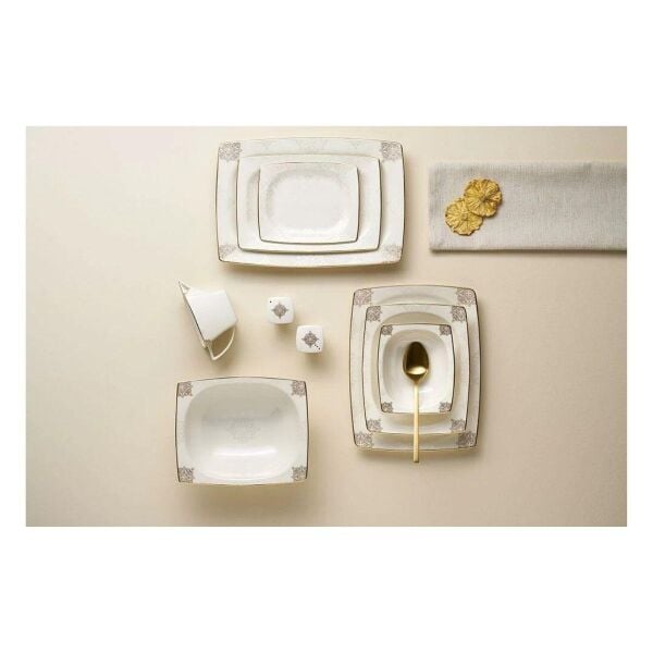 Porland Yağmur 61 Parça 12 Kişilik Yemek Takımı