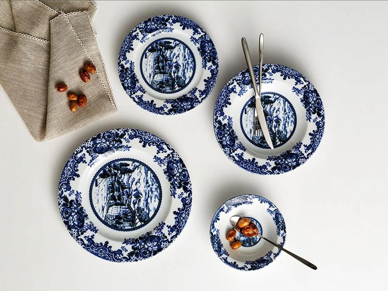 Porland Floransa 24 Parça 6 Kişilik Yemek Takımı (24.cm Tabak)