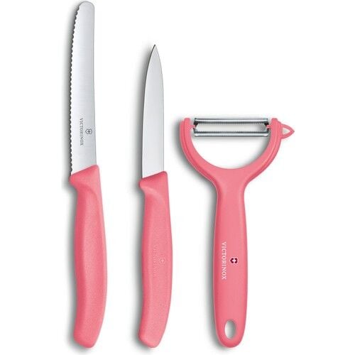 Victorinox 6.7116.33L12 Swiss Classic Gül Kurusu Soyacak ve Soyma Bıçak Seti