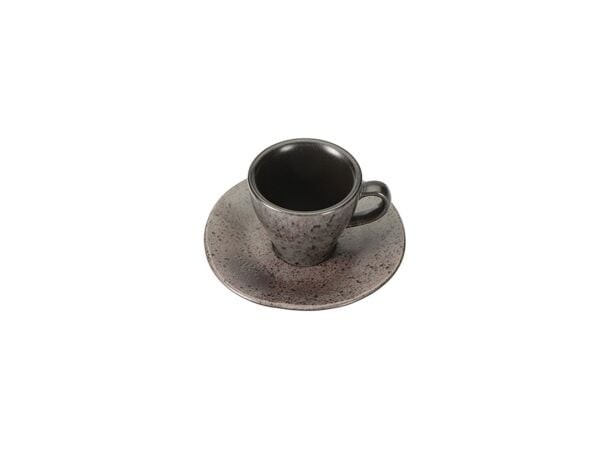 Porland Stoneware Ironstone Tabaklı Kahve Fincanı 75cc