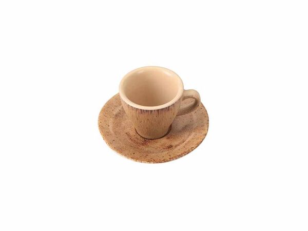 Porland Stoneware Nature Tabaklı Kahve Fincanı 75cc