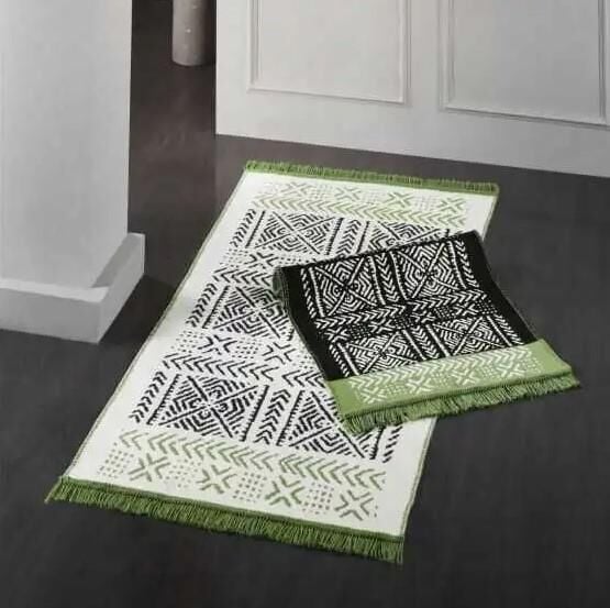 Sarev Jeladi Yer Halısı Yeşil 80x150 cm