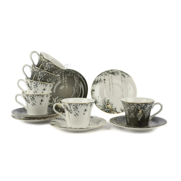 Mikasa Moor Plomo 6lı Kahve Fincan Seti