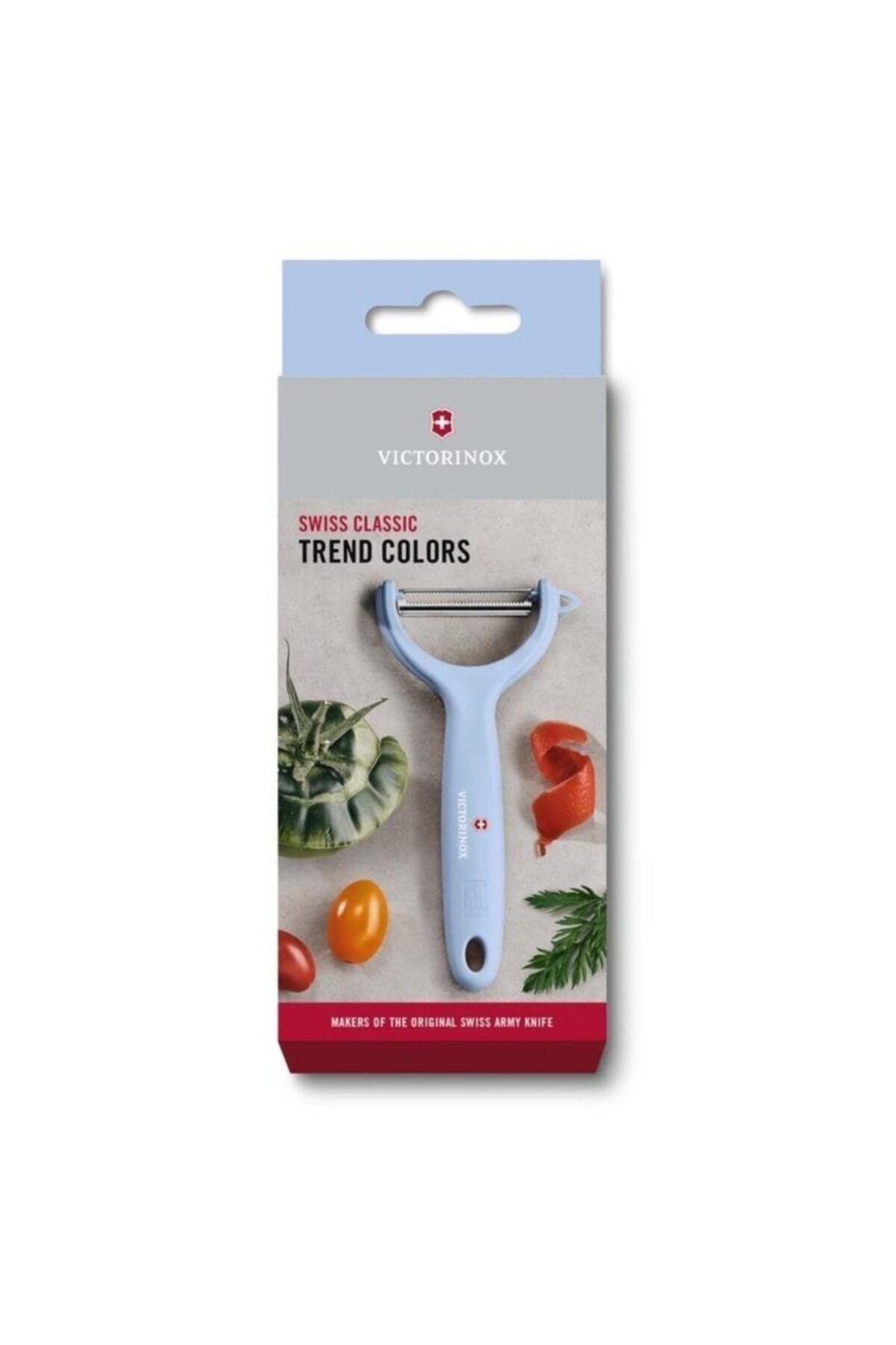 Victorinox 7.6079.22 Swiss Classic Trend Colors Domates ve Kivi Soyacak Mavi