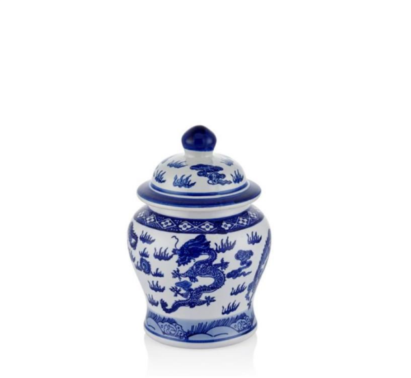Lamedore Bleu Blanc D 11,5 x 11,5 x 17 Cm