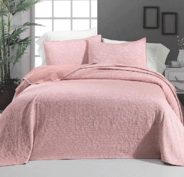 Sarev Echo Yatak Örtüsü Kırmızı Tek Kişilik